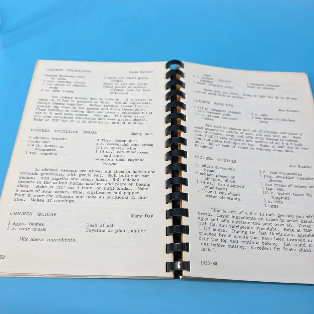 Vintage 1980 Georgia Harmony Grits‎ Sweet Adeline Style! Spiral Bound Cookbook